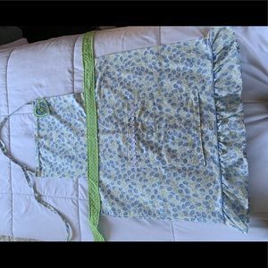 Handmade apron from a vintage pillowcase